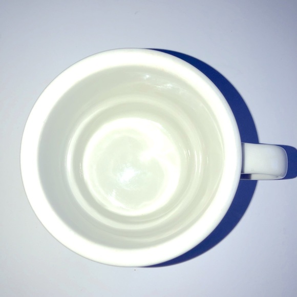 Vintage REGO Coffee Mug Cup White Brown Stripes - Picture 5 of 11